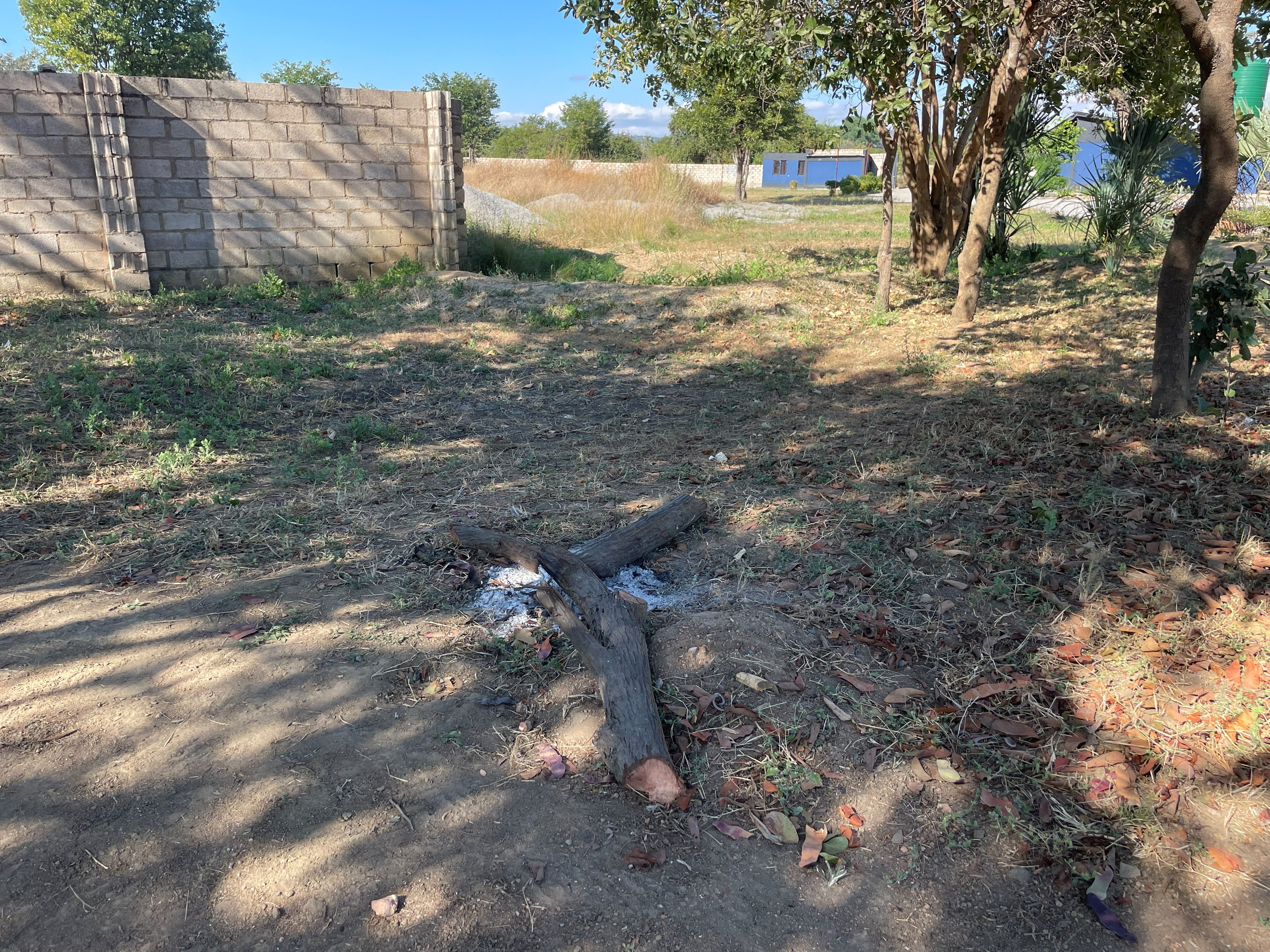 Ashes of last night&apos;s fire, the morning after